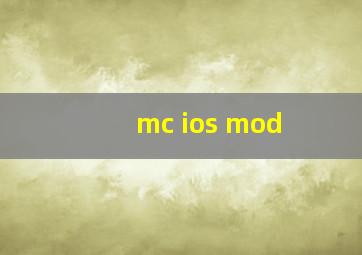 mc ios mod